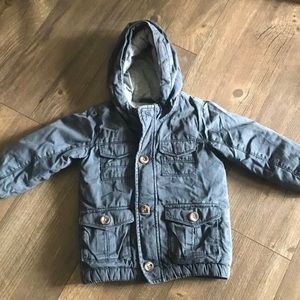 3t boys grayish utility coat